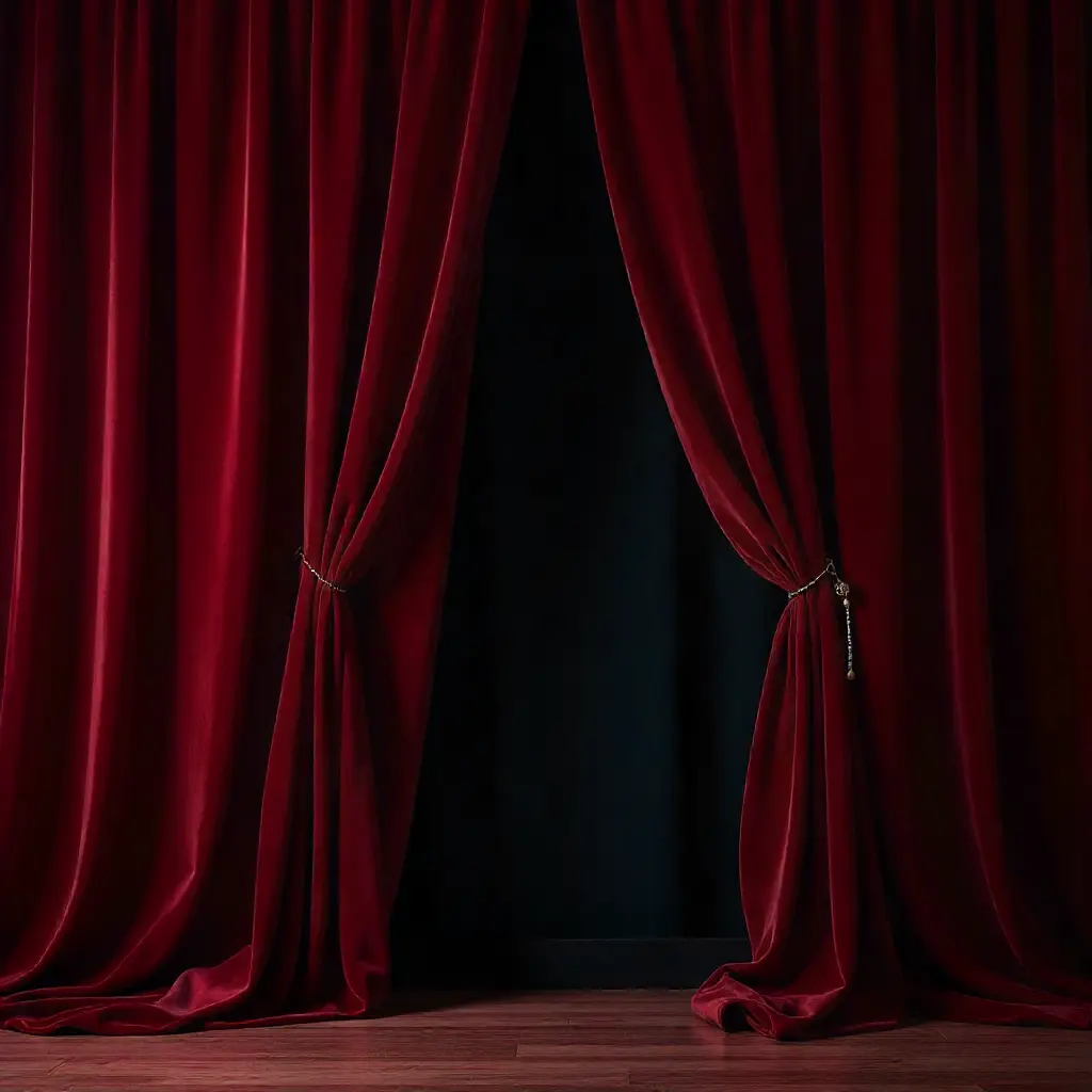 Luxurious velvet blackout drapes in rich colors